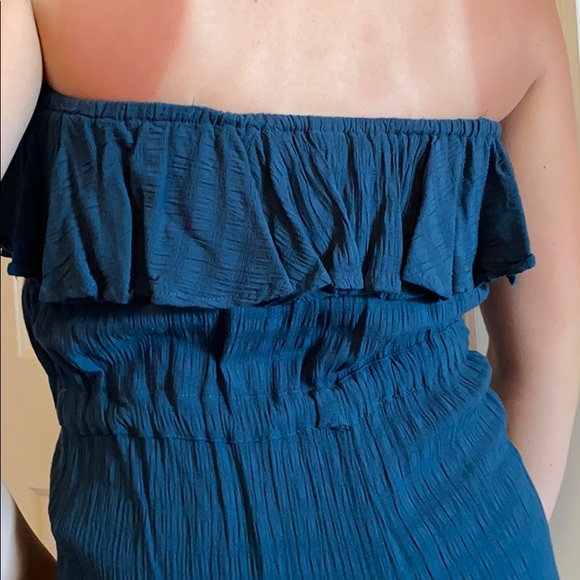 Rich Blue Jumpsuit - Picture 2 of 4